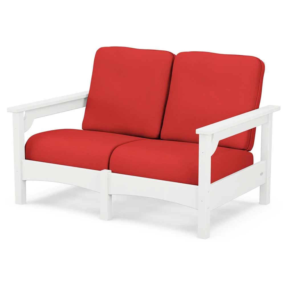 POLYWOOD® Outdoor Furniture POLYWOOD® - Club Loveseat - PWCLC47GY