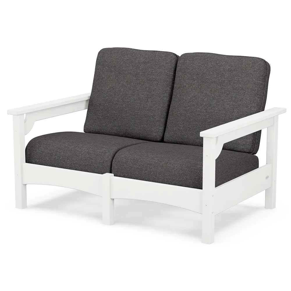 POLYWOOD® Outdoor Furniture POLYWOOD® - Club Loveseat - PWCLC47GY