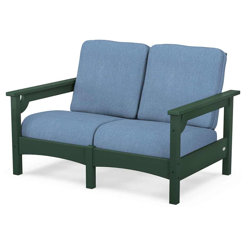 POLYWOOD® Outdoor Furniture POLYWOOD® - Club Loveseat - PWCLC47GY