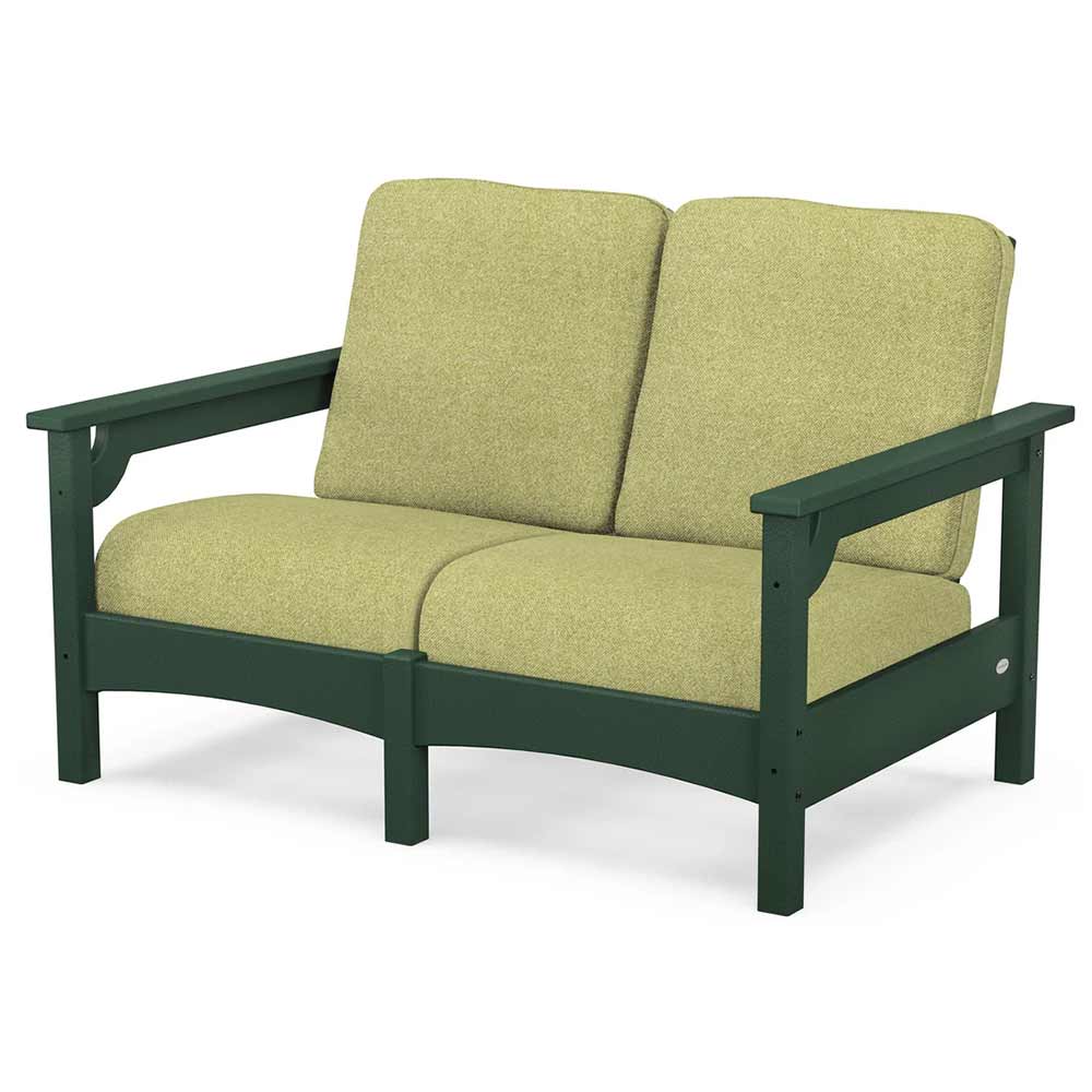 POLYWOOD® Outdoor Furniture POLYWOOD® - Club Loveseat - PWCLC47GY