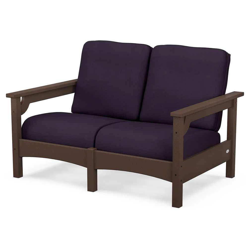 POLYWOOD® Outdoor Furniture POLYWOOD® - Club Loveseat - PWCLC47GY
