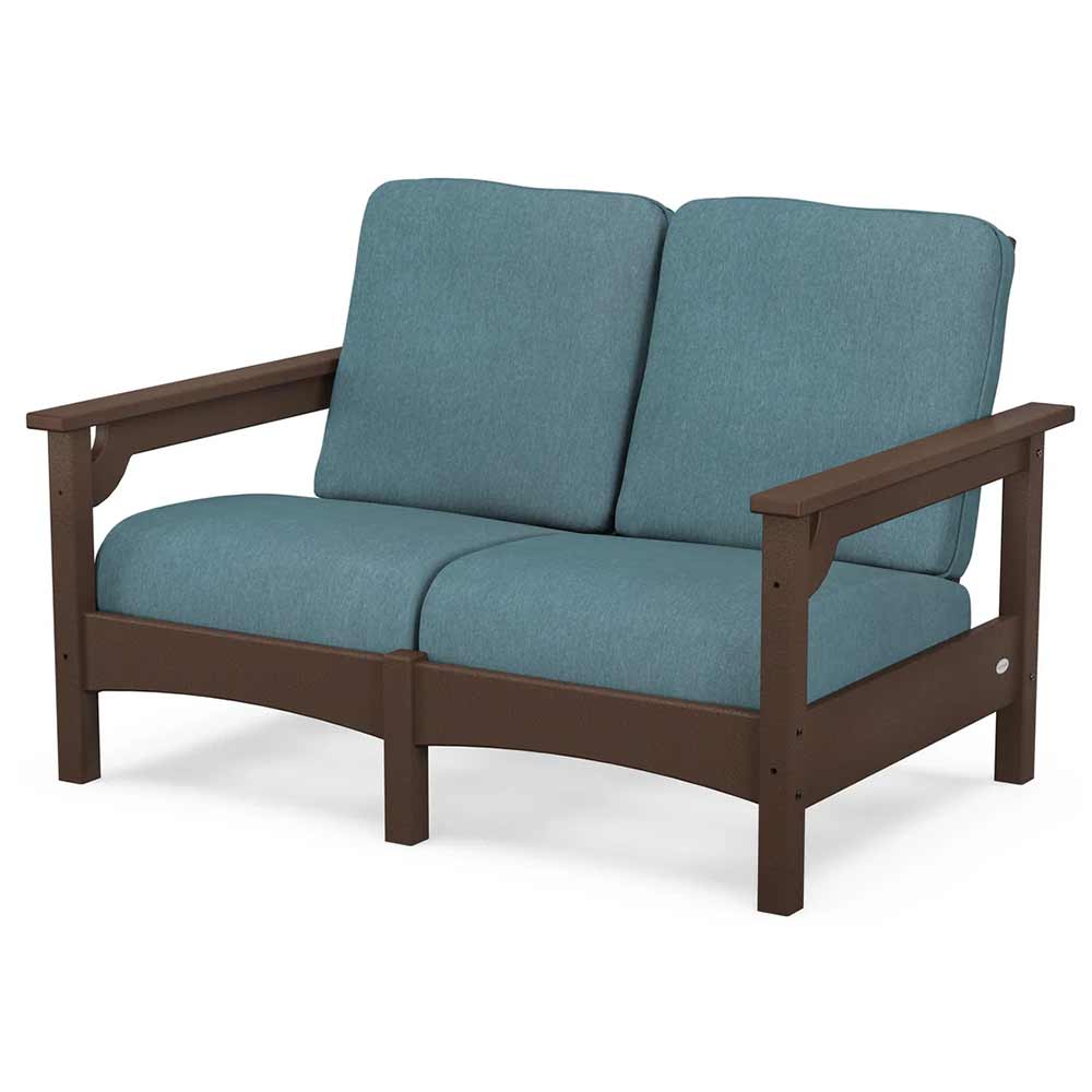 POLYWOOD® Outdoor Furniture POLYWOOD® - Club Loveseat - PWCLC47GY