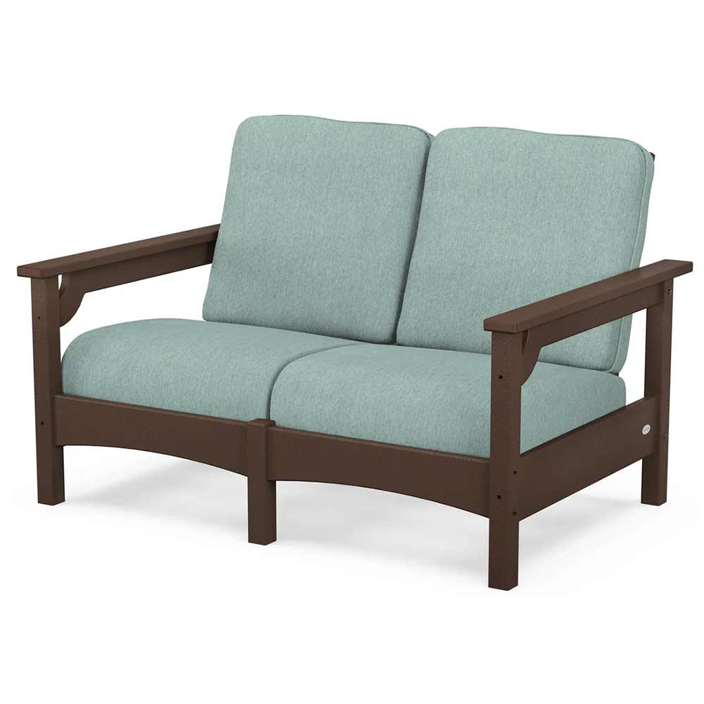 POLYWOOD® Outdoor Furniture POLYWOOD® - Club Loveseat - PWCLC47GY