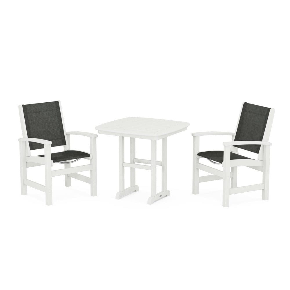 POLYWOOD® Outdoor Furniture POLYWOOD® - Coastal 3-Piece Dining Set - PWS1205