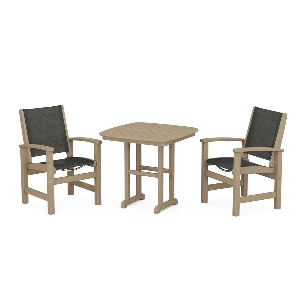POLYWOOD® Outdoor Furniture POLYWOOD® - Coastal 3-Piece Dining Set - PWS1205