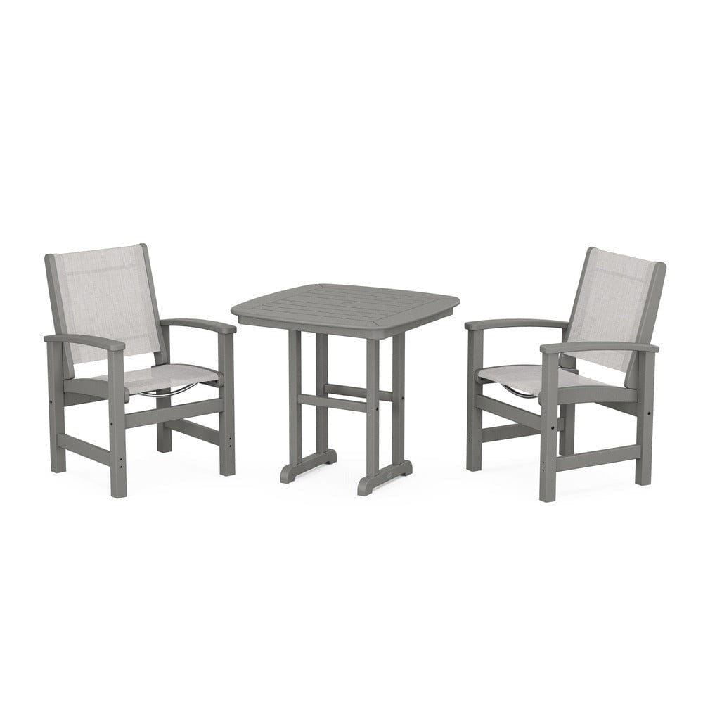 POLYWOOD® Outdoor Furniture POLYWOOD® - Coastal 3-Piece Dining Set - PWS1205