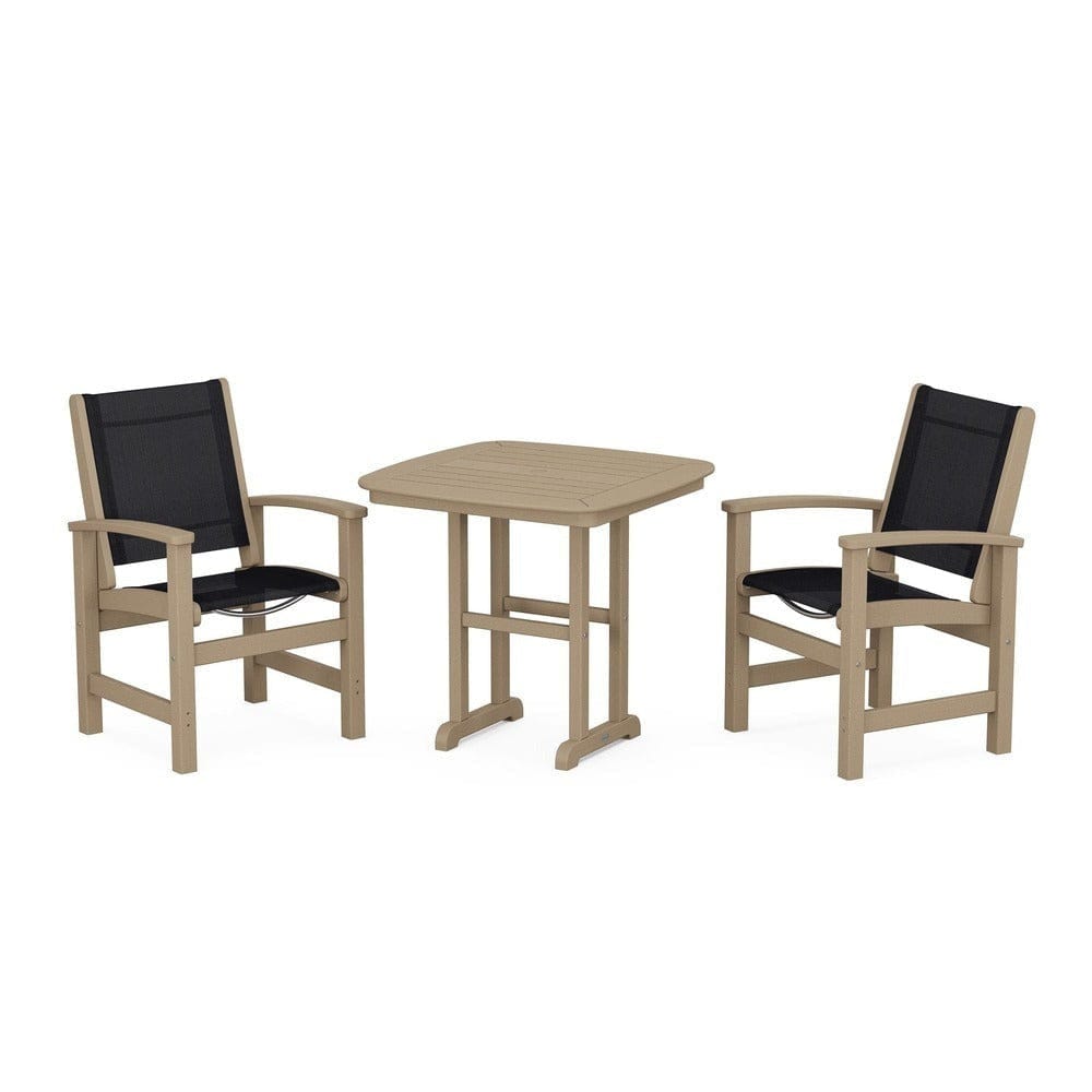 POLYWOOD® Outdoor Furniture POLYWOOD® - Coastal 3-Piece Dining Set - PWS1205