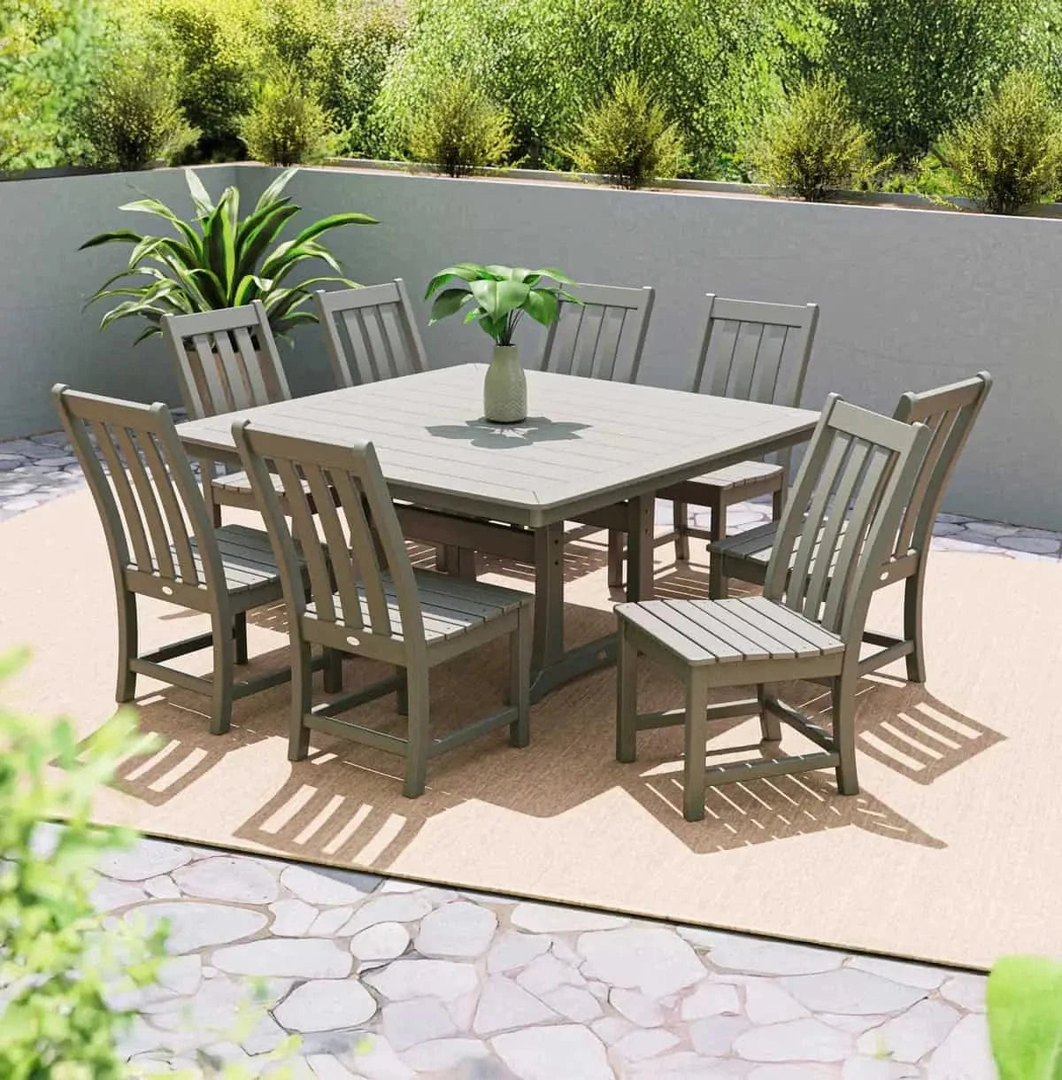 POLYWOOD® Vineyard 9-Piece Dining Set - PWS406-1 Dining Set POLYWOOD®