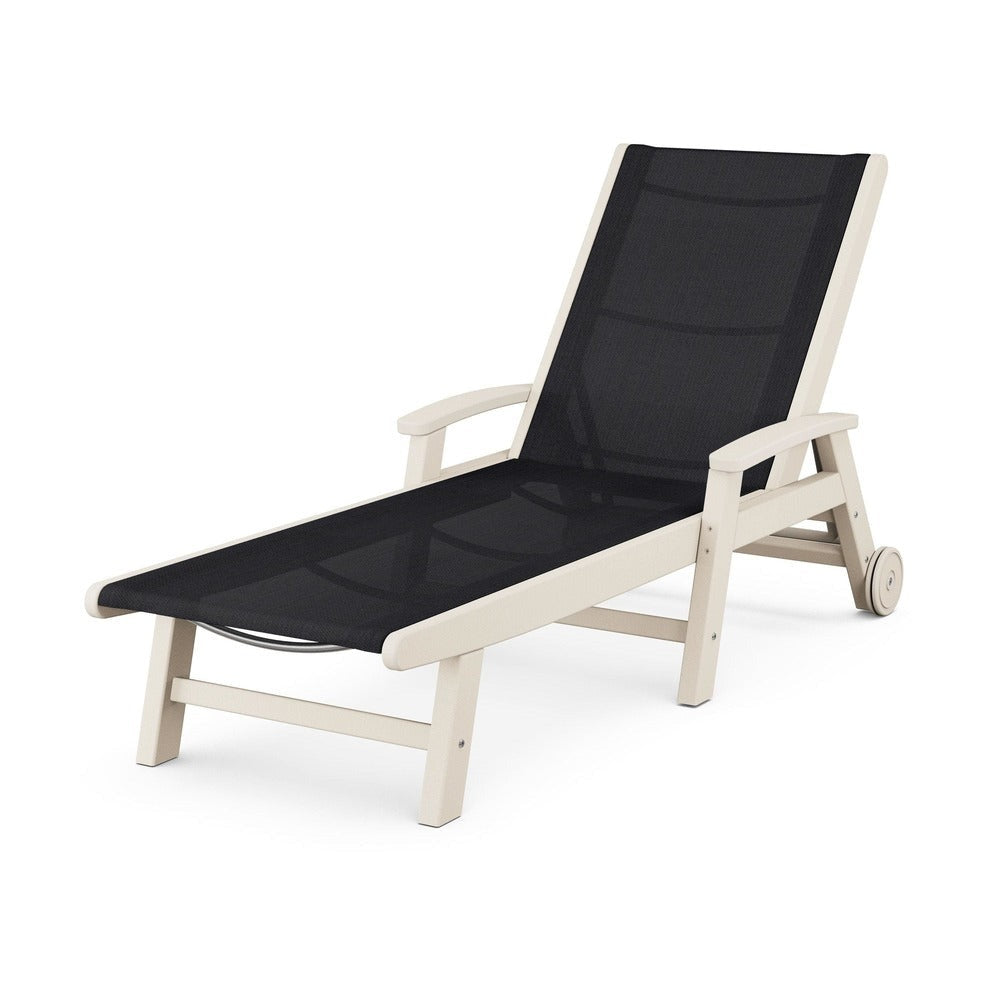 POLYWOOD® - Coastal Chaise with Wheels - SW2290
