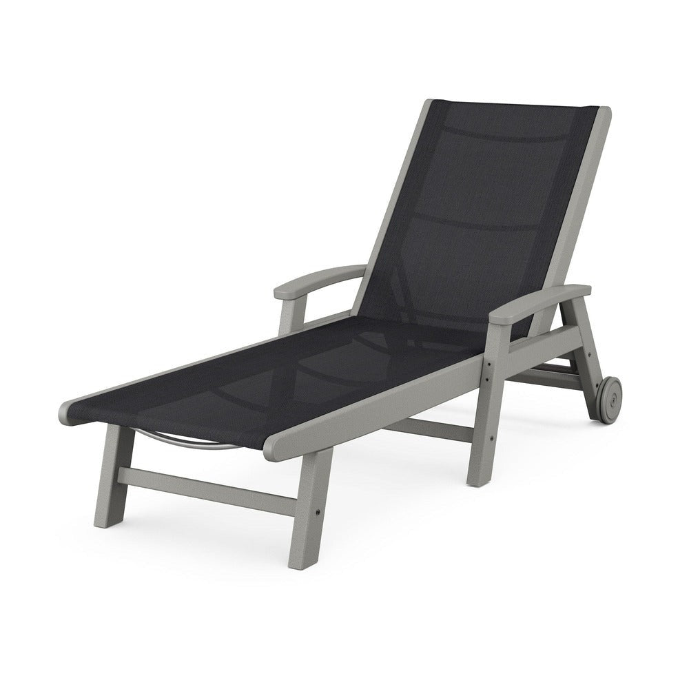 POLYWOOD® - Coastal Chaise with Wheels - SW2290