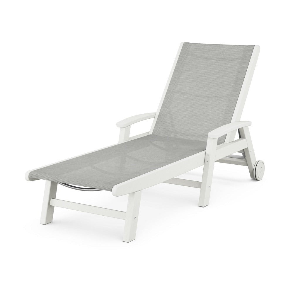 POLYWOOD® - Coastal Chaise with Wheels - SW2290