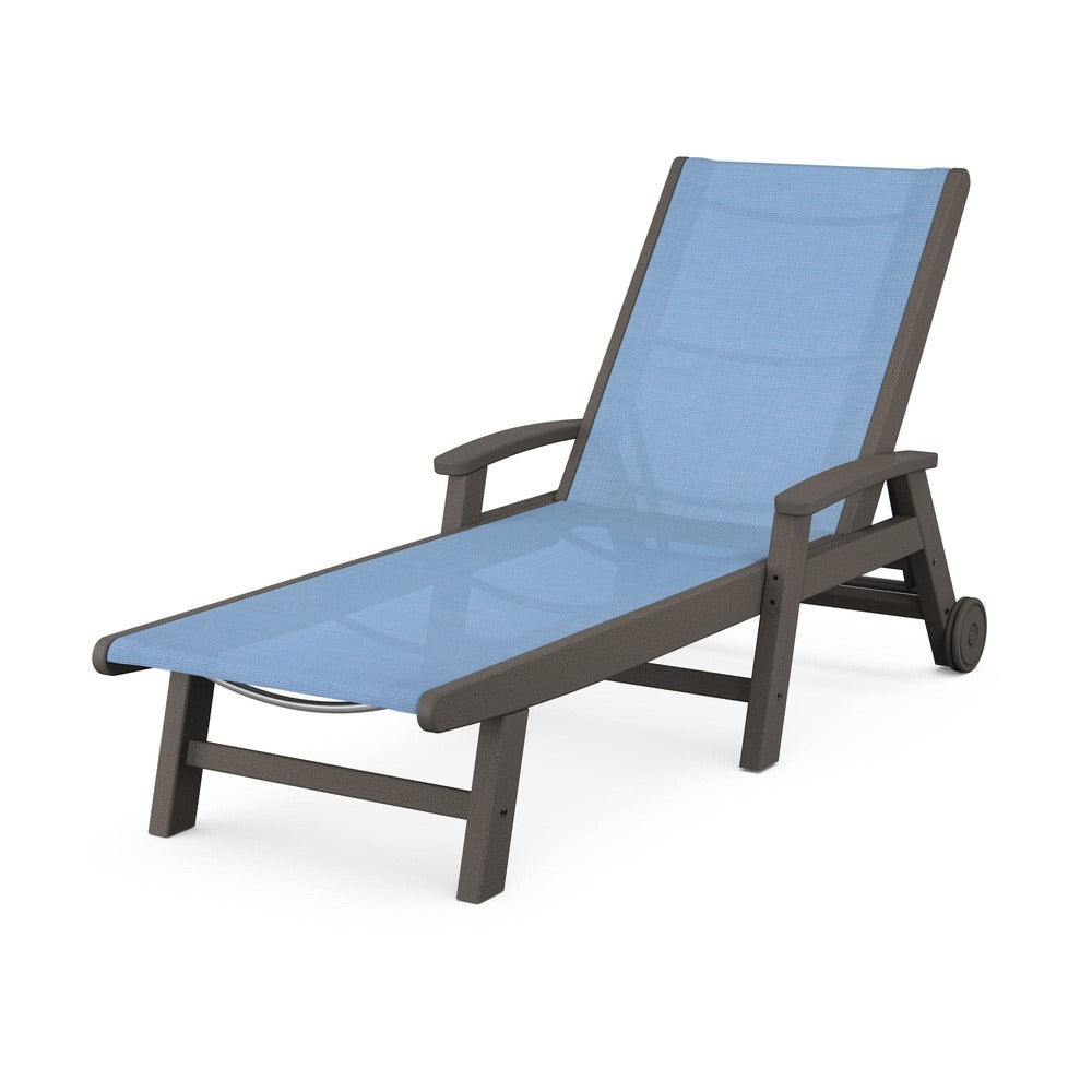POLYWOOD® - Coastal Chaise with Wheels - SW2290
