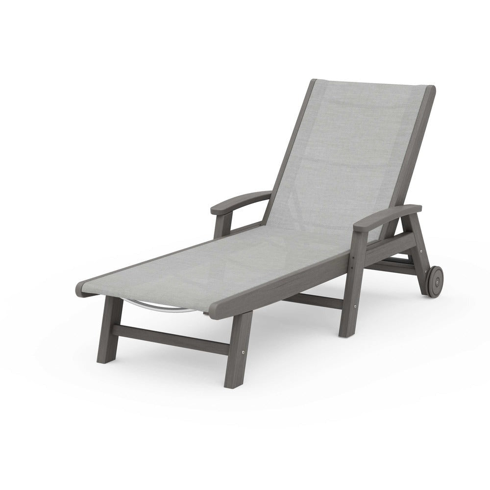POLYWOOD® - Coastal Chaise with Wheels - SW2290
