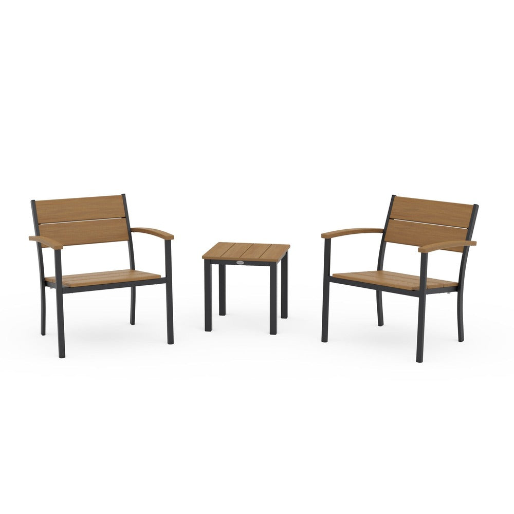 POLYWOOD® - Main Street 3-Piece Lounge Chair Set - PWS2875 Outdoor Furniture POLYWOOD®