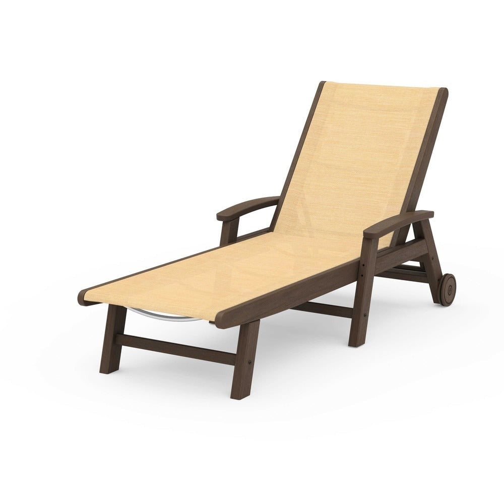 POLYWOOD® - Coastal Chaise with Wheels - SW2290
