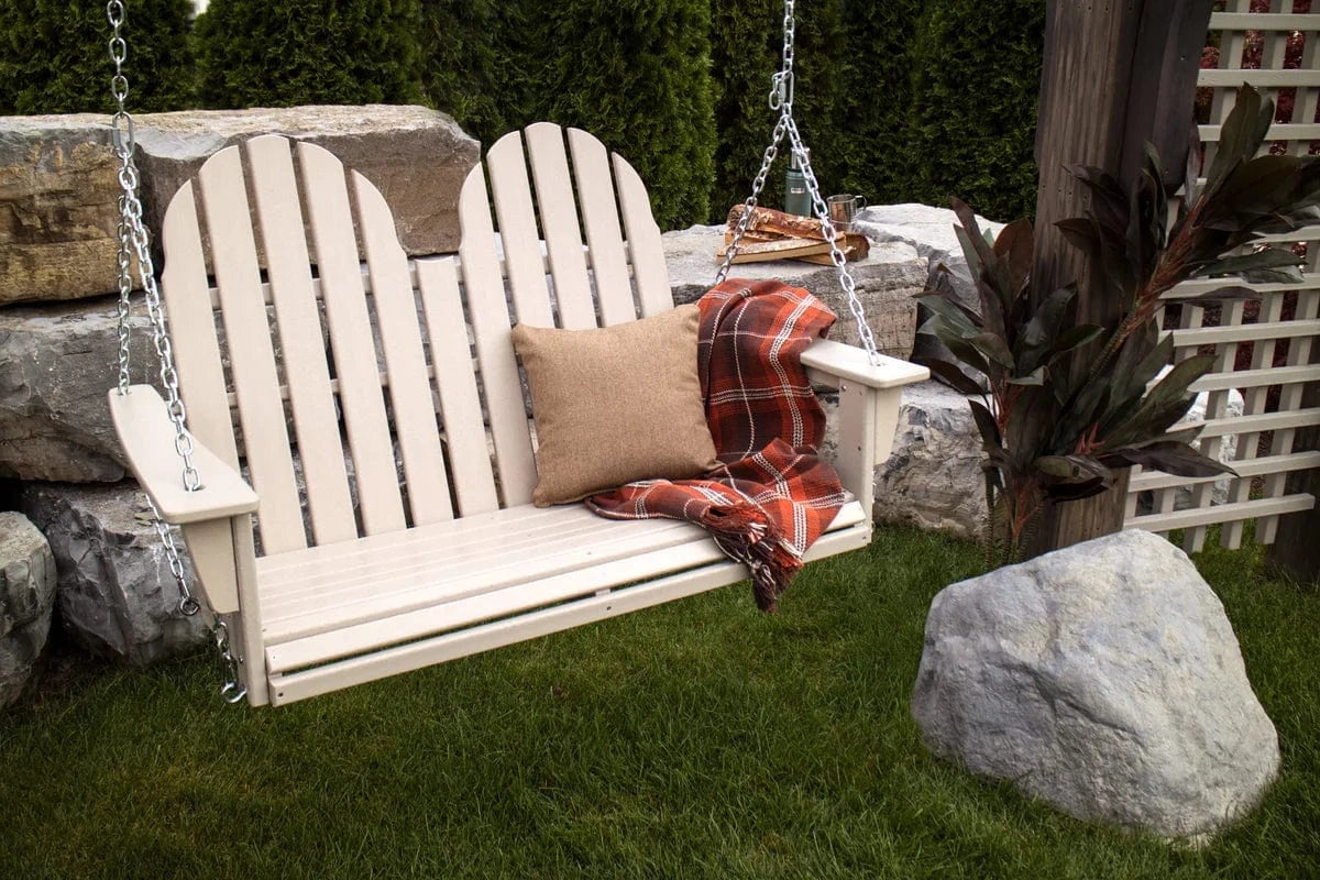 POLYWOOD® Vineyard Adirondack 48" Swing - ADSW600 Porch Swing POLYWOOD®