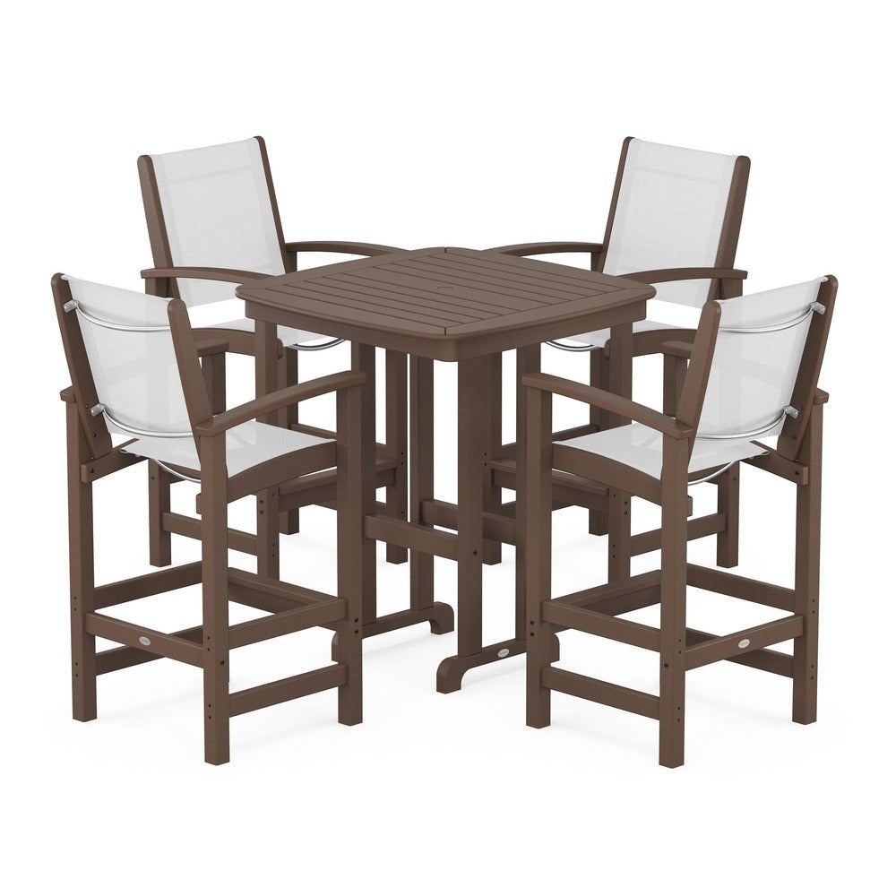 POLYWOOD® Coastal 5-Piece Bar Set - PWS210-1