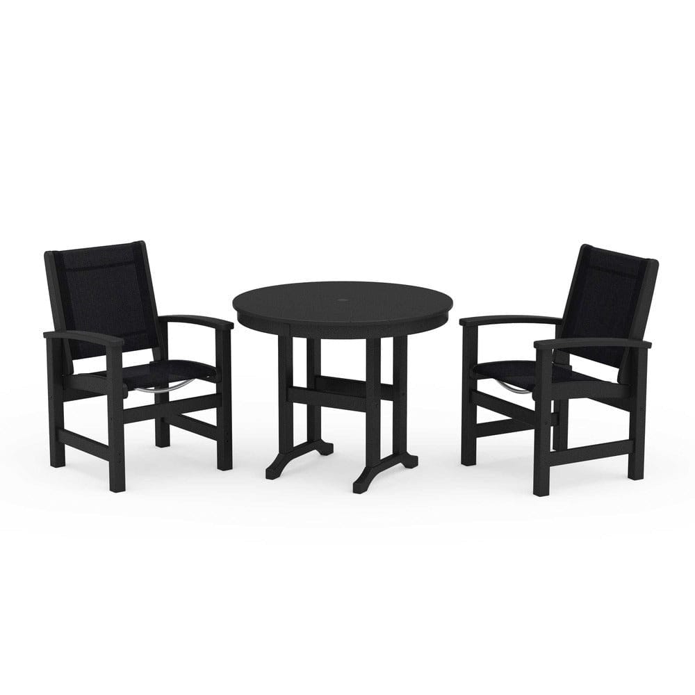 POLYWOOD® - Coastal 3-Piece Round Dining Set - PWS1327