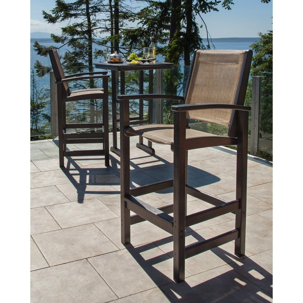 POLYWOOD® - Coastal 3-Piece Bar Set - PWS156 Outdoor Furniture POLYWOOD®