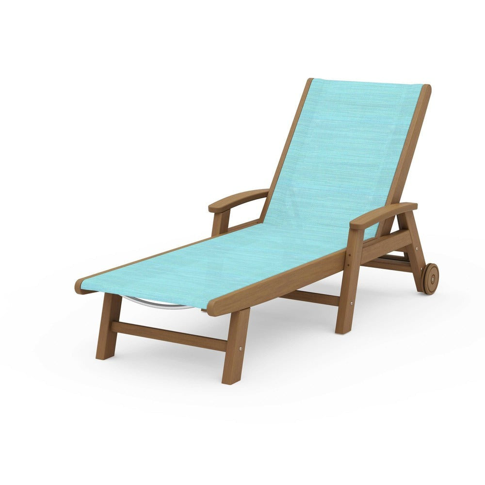 POLYWOOD® - Coastal Chaise with Wheels - SW2290