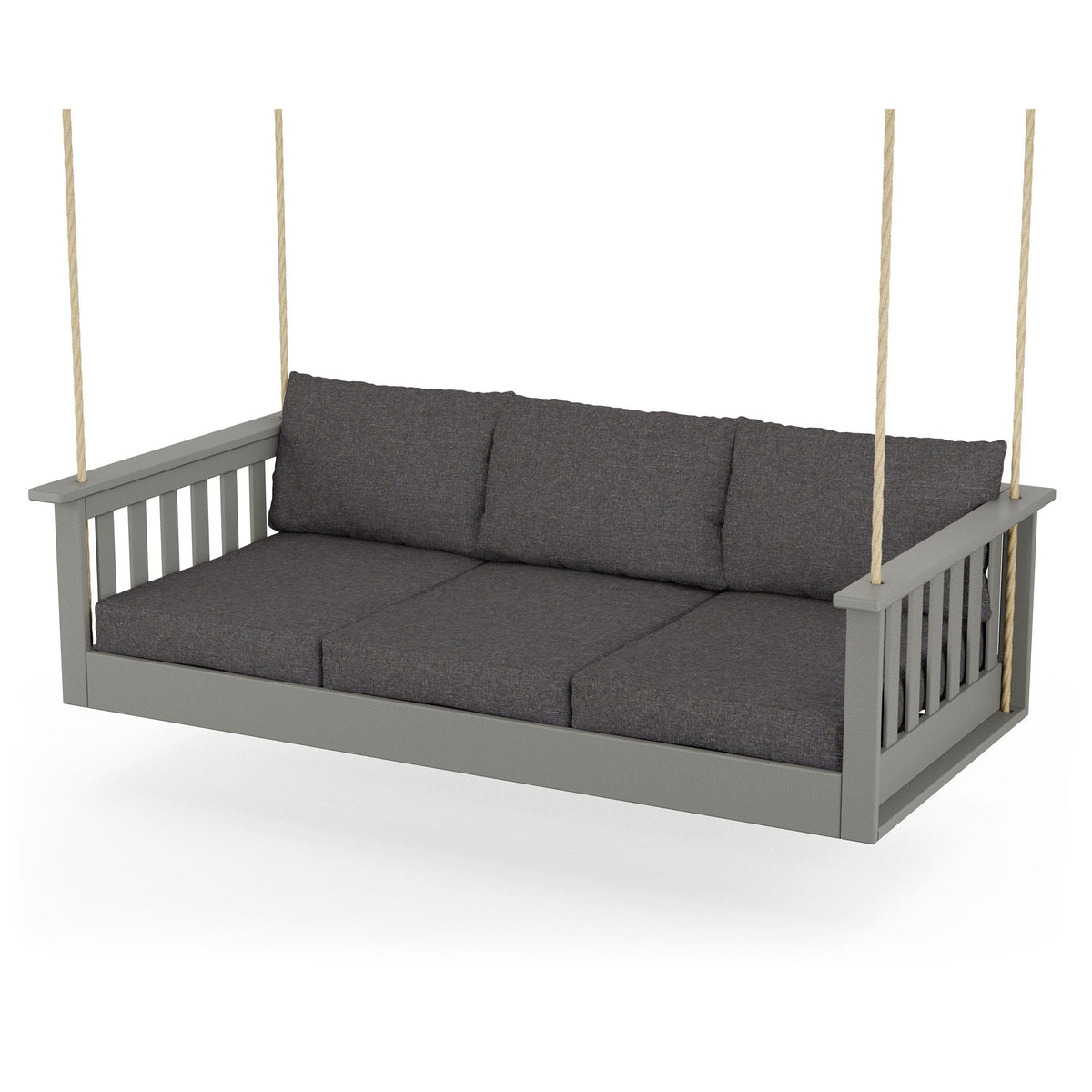 Vineyard Daybed Swing - Slate Grey / Ash Charcoal
