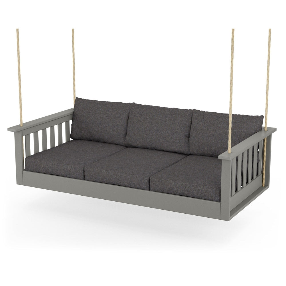 Vineyard Daybed Swing - Slate Grey / Ash Charcoal