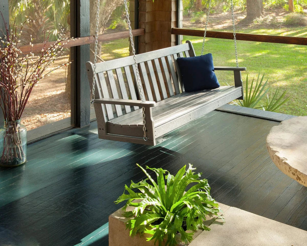 POLYWOOD® Vineyard 60" Porch Swing - GNS60 Porch Swing POLYWOOD®