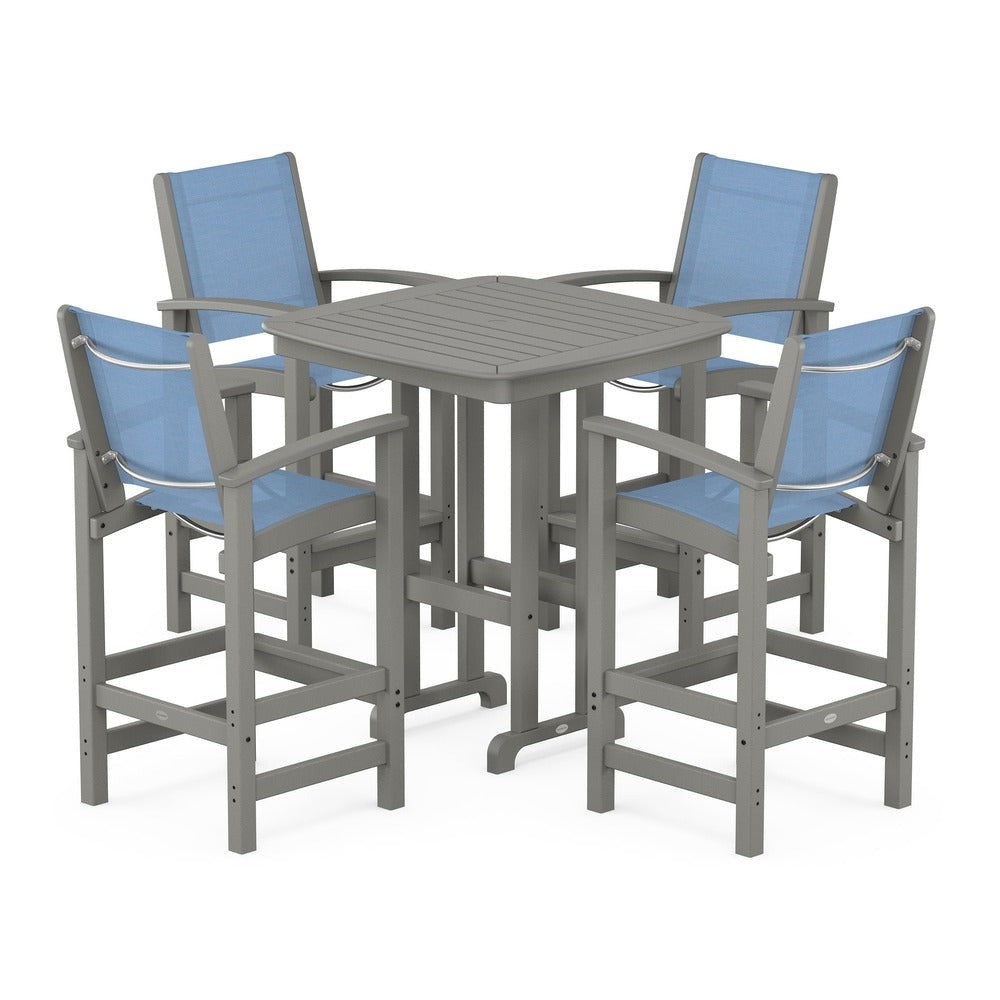 POLYWOOD® - Coastal 5-Piece Bar Set - PWS210