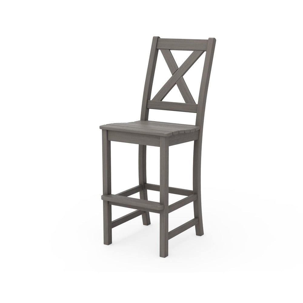 POLYWOOD®Braxton Bar Side Chair - Driftwood TGD182-NDW