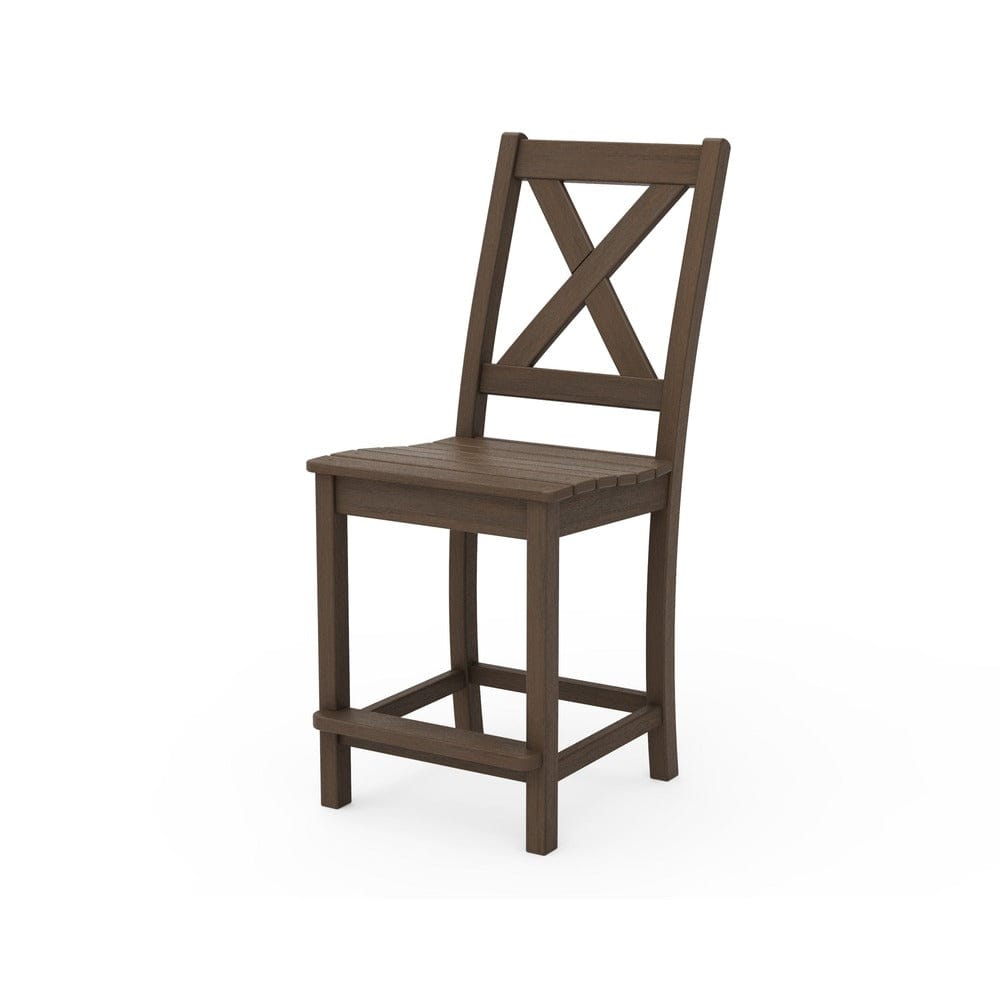 POLYWOOD® Braxton Counter Side Chair - Kona TGD181-NKA