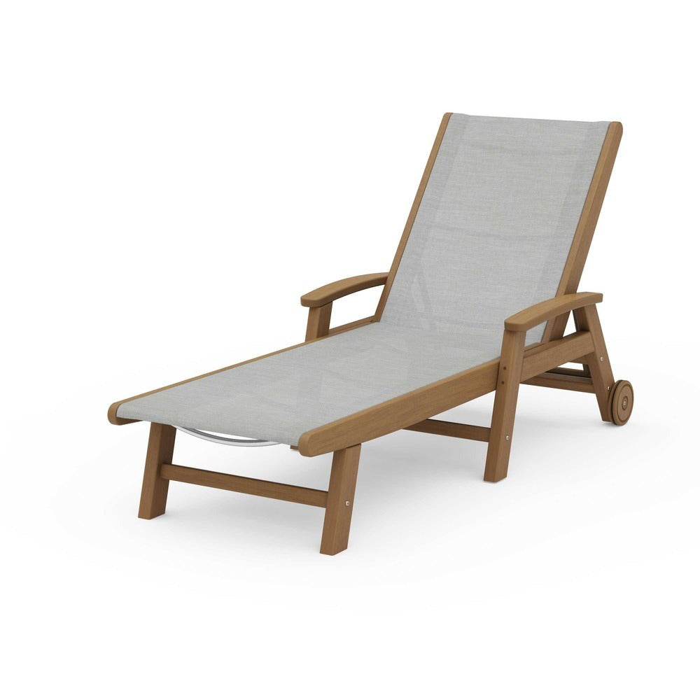 POLYWOOD® - Coastal Chaise with Wheels - SW2290