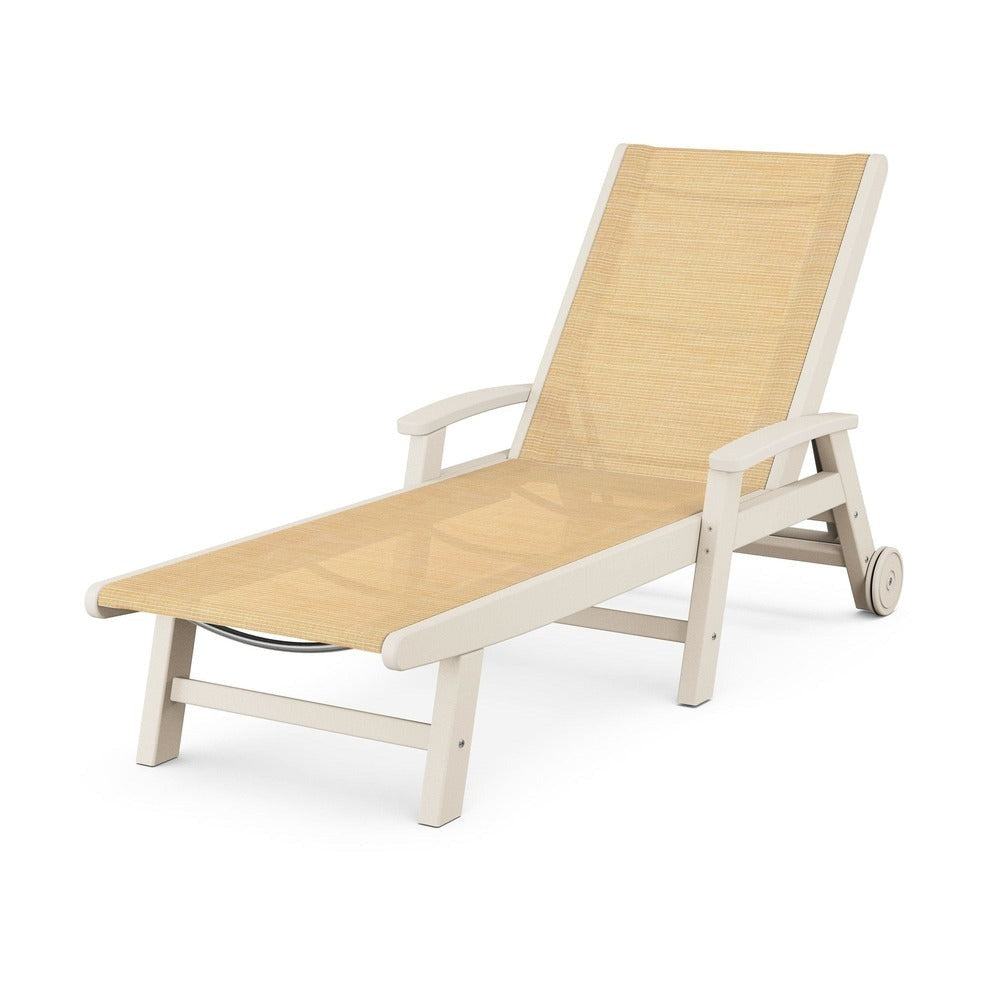 POLYWOOD® - Coastal Chaise with Wheels - SW2290