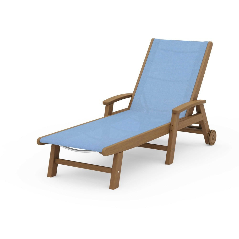 POLYWOOD® - Coastal Chaise with Wheels - SW2290