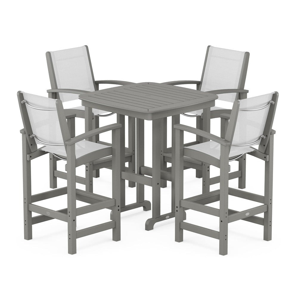 POLYWOOD® Coastal 5-Piece Bar Set - PWS210-1