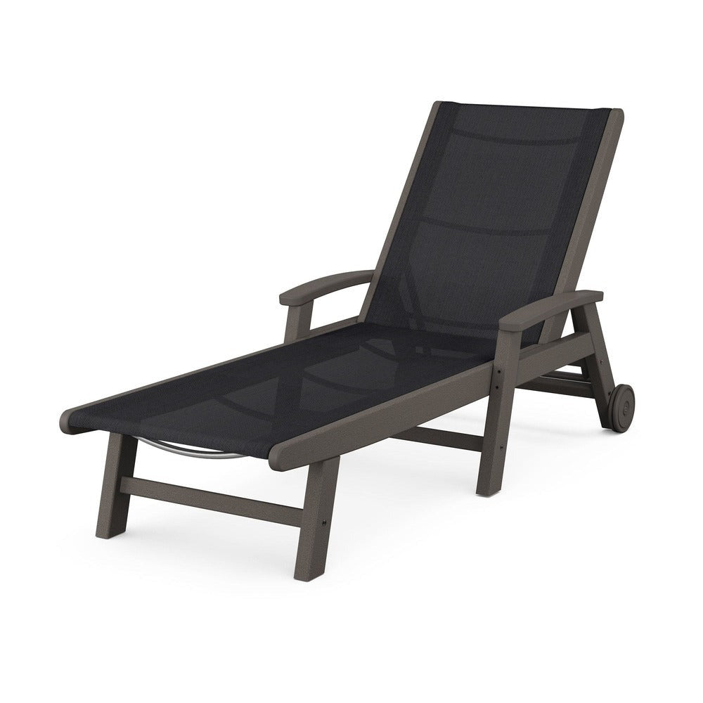 POLYWOOD® - Coastal Chaise with Wheels - SW2290