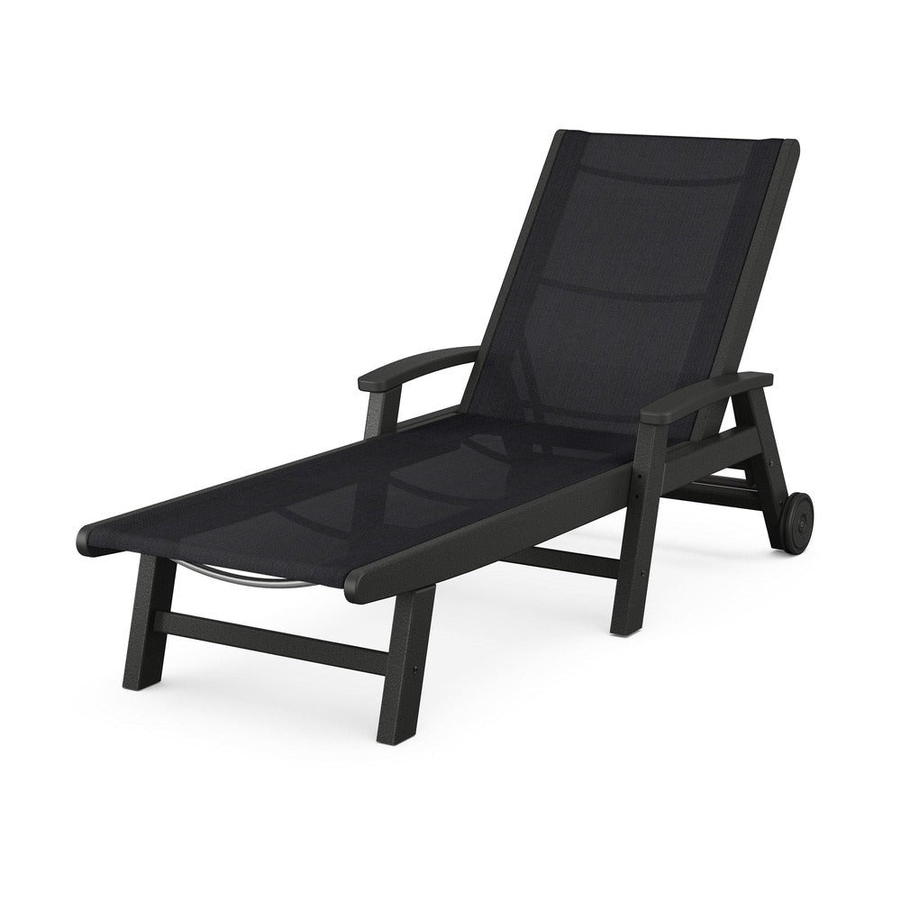 POLYWOOD® - Coastal Chaise with Wheels - SW2290