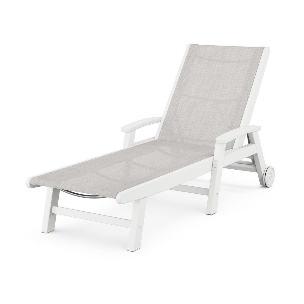 POLYWOOD® - Coastal Chaise with Wheels - SW2290