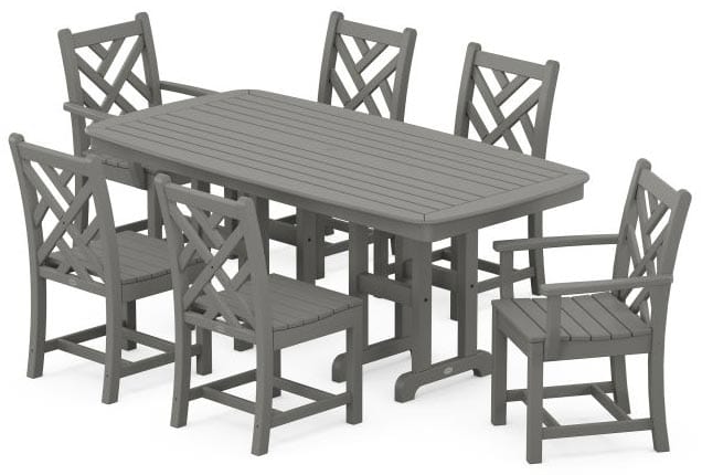 POLYWOOD® Dining Set - Chippendale 7-Piece - PWS121-1 Dining Set POLYWOOD®
