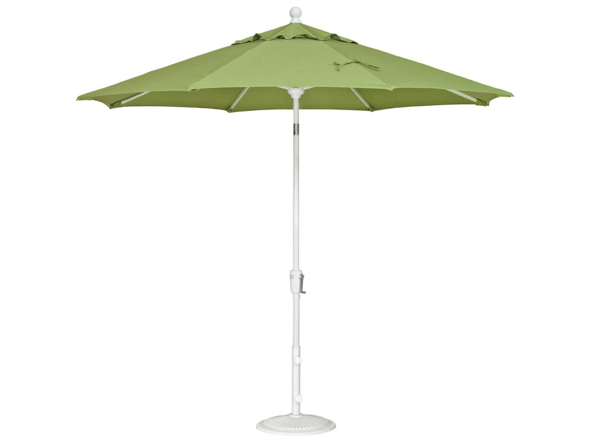 Treasure Garden Market Umbrella - Aluminum 9' Foot Wide Crank Lift Push Button Tilt Umbrellas Treasure Garden
