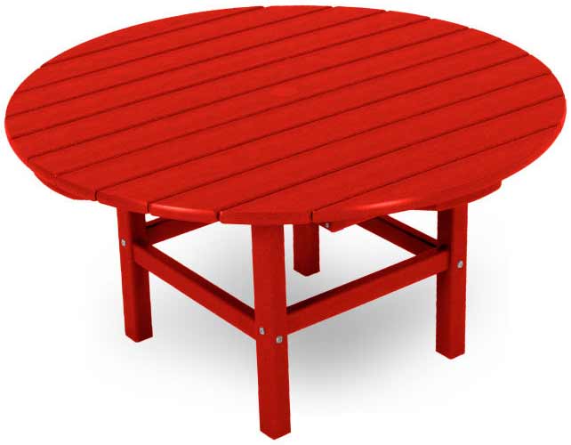 POLYWOOD® Round 37" Conversation Table - RCT38 Table POLYWOOD®