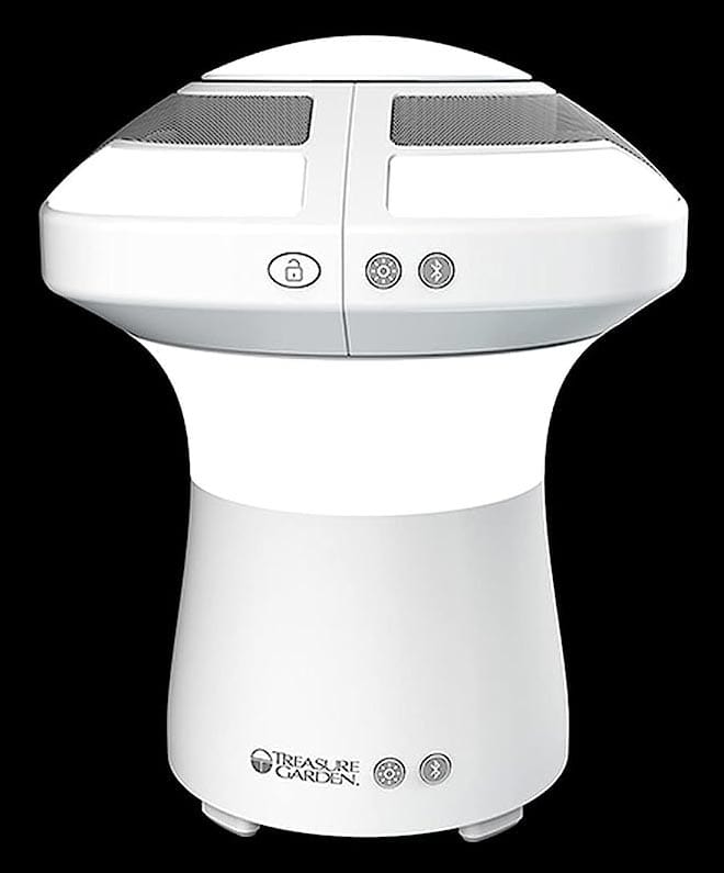 Treasure Garden Evo Cordless Umbrella Dual Light w/ Built-in Bluetooth Speaker System Accessories Treasure Garden