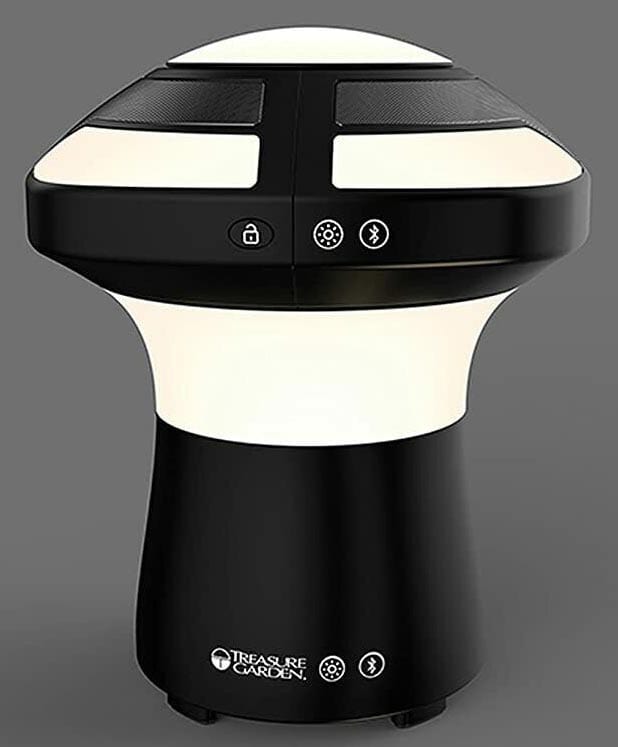 Treasure Garden Evo Cordless Umbrella Dual Light w/ Built-in Bluetooth Speaker System Accessories Treasure Garden