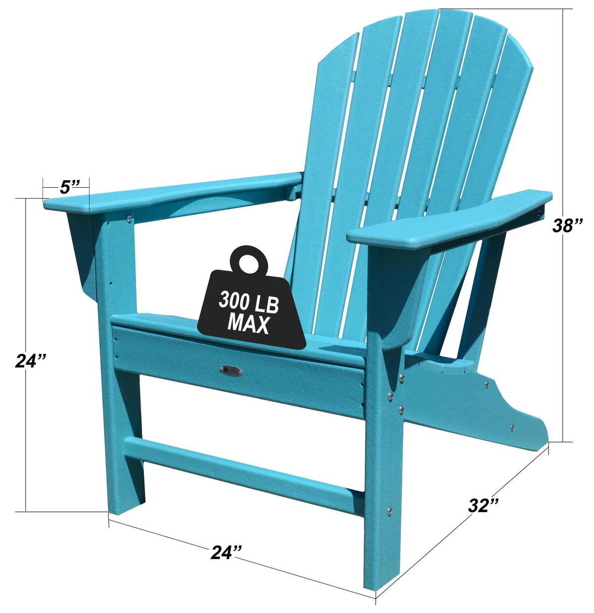 Atlas Patio Furniture - Surf City Poly Adirondack Chair Adirondack Chair Atlas Patio Furniture