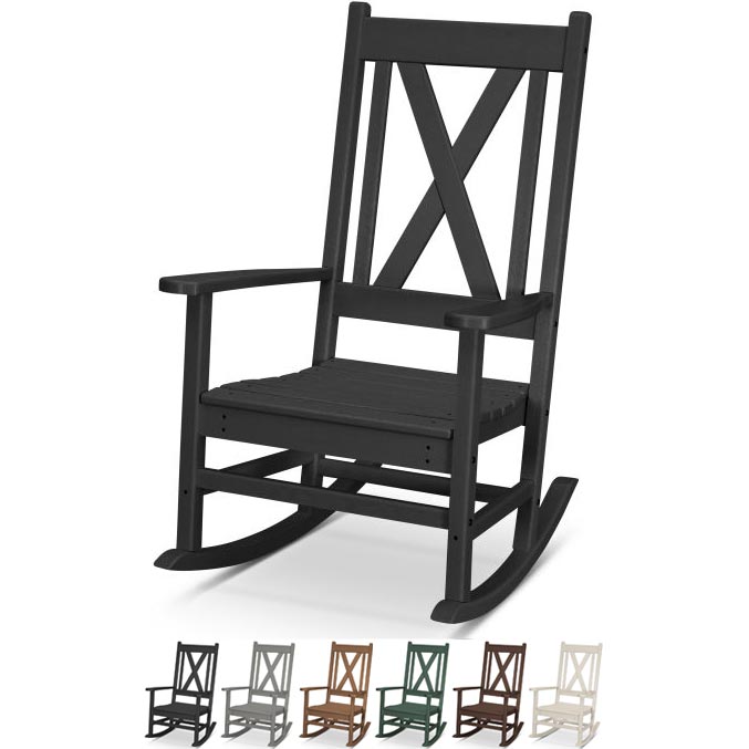 POLYWOOD® Braxton Porch Rocking Chair - R180