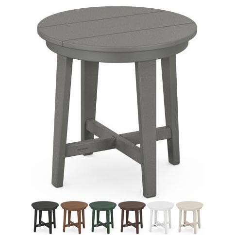 POLYWOOD® Newport 19" Round End Table - CTR19 End Table POLYWOOD®