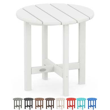 POLYWOOD® Round 18&quot; Side Table - RST18