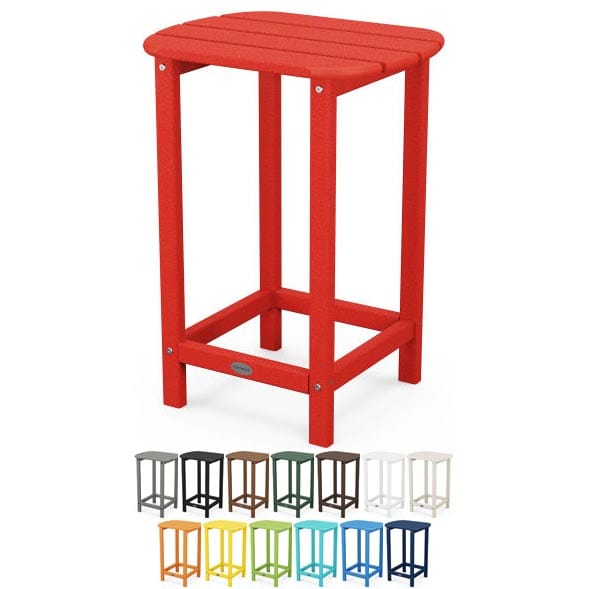 POLYWOOD® South Beach 26" Counter Side Table - SBT26 Table POLYWOOD®