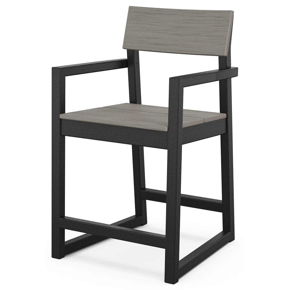 POLYWOOD® EDGE Counter Arm Chair - Select Accents - EMD201