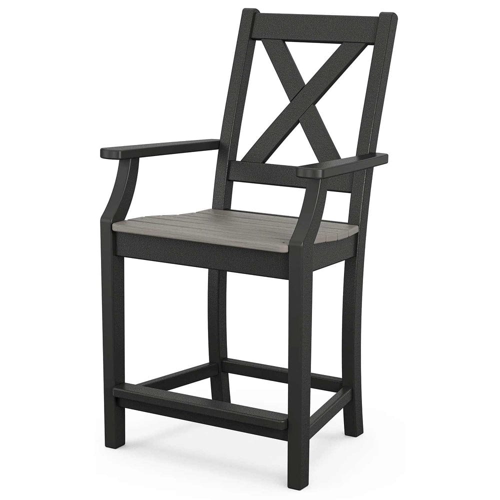 POLYWOOD® Braxton Counter Arm Chair - Select Accents - TGD281 Chair POLYWOOD®