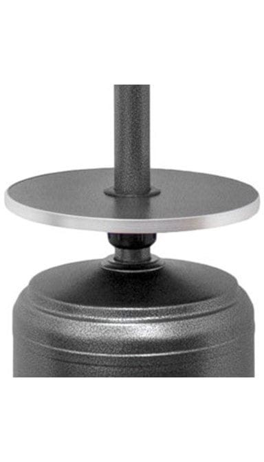 AZ Patio Heaters - 87" Tall Outdoor Patio Heater with Table- Hammered Silver - HLDS01-CBT Patio Heaters AZ Patio Heaters